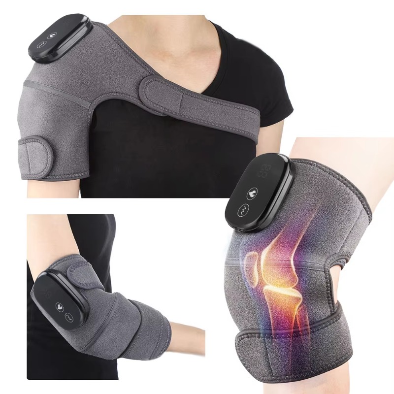 Smart Knee Wrap - สมาร์ทข้ออักเสบบรรเทาอาการปวดอุ่น Joint Wrap นวดการสั่นสะเทือน Therapy เครื่องนวดเข่าไฟฟ้าพร้อมความร้อน
