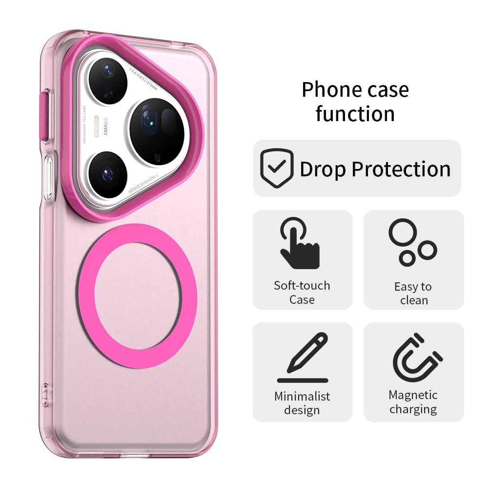 Huawei Nova 12 - เคสโทรศัพท์สีลูกกวาดสำหรับชาร์จไร้สาย Magsafe Huawei Pura 80 70