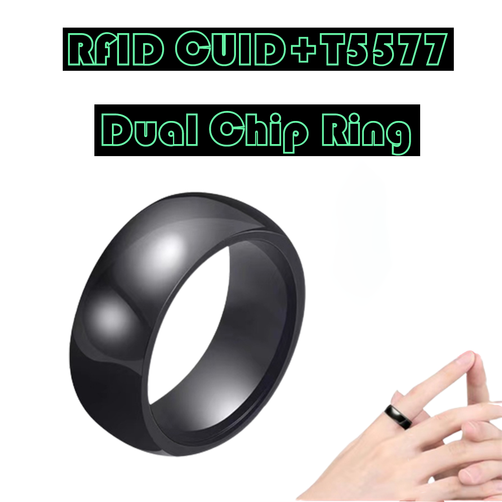 Smart Ring Nfc Pay - RFID ชิปคู่อัจฉริยะโคลนคีย์ IC 13.56MHz Gen2คัดลอกป้าย NFC