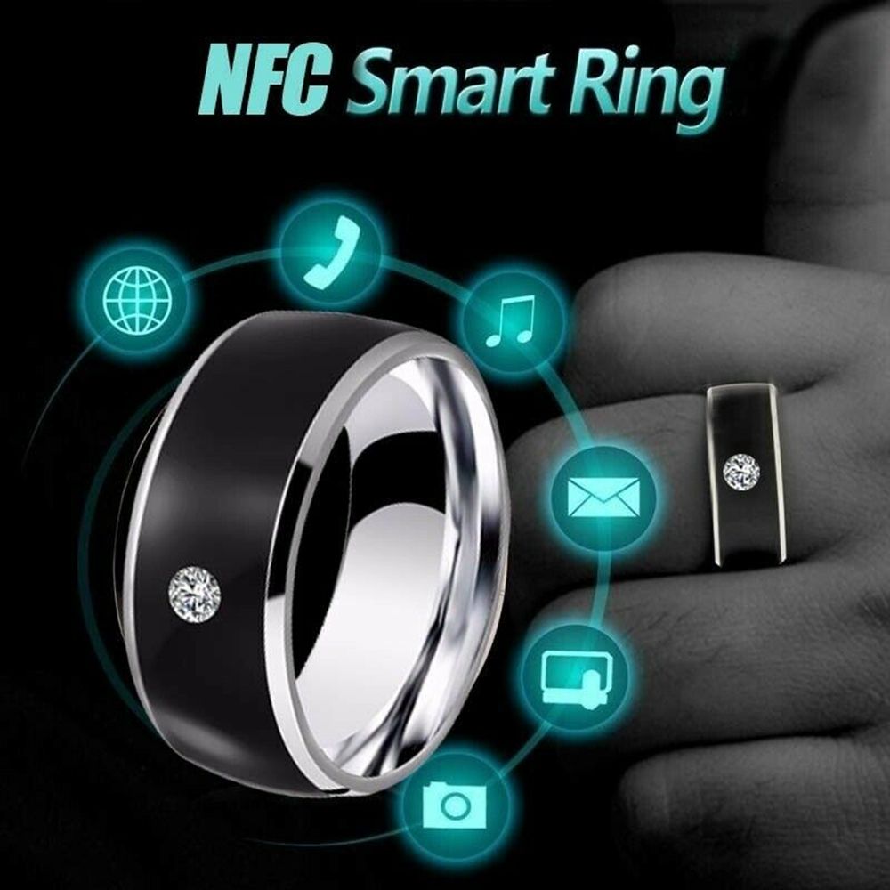 Smart Ring Nfc Pay - ใหม่แหวนอัจฉริยะ NFC แหวนกันน้ำอเนกประสงค์สวมใส่ได้สำหรับอุปกรณ์โทรศัพท์ Android เครื่องประดับแฟชั่น