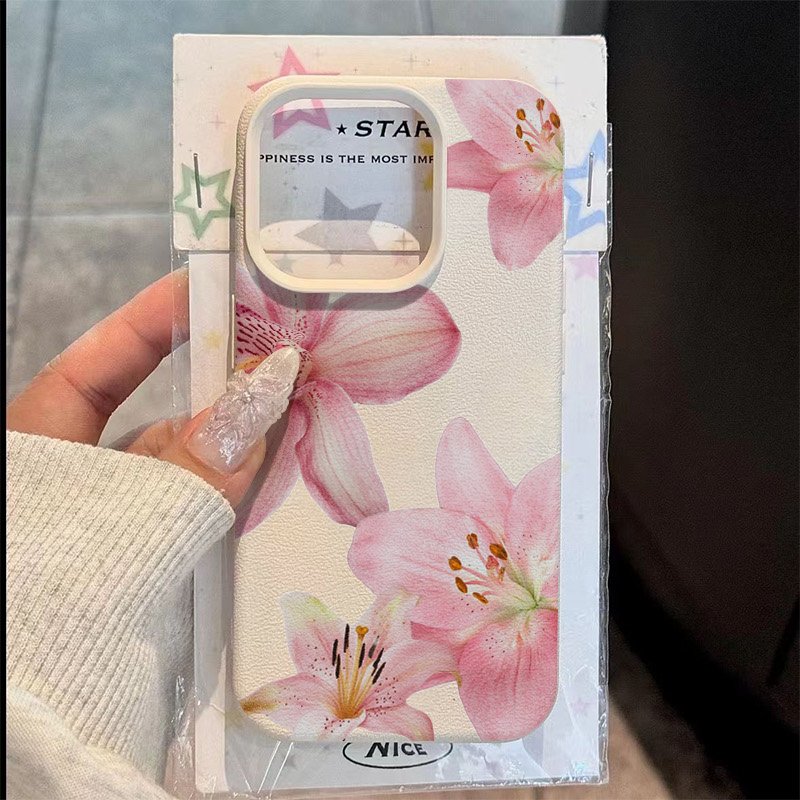 Samsung Galaxy S25 - เคสโทรศัพท์ลายลิ้นจี่สีชมพู สำหรับ Samsung Galaxy S25 Ultra