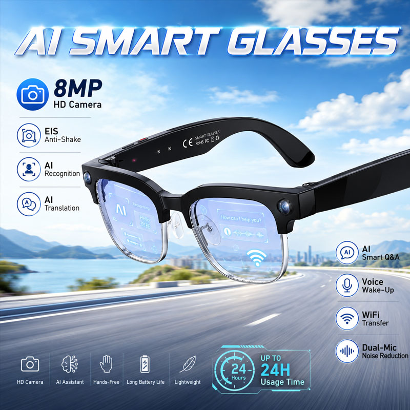 W630 HeyCyan แว่นตาอัจฉริยะพร้ - Smart Glasses Lens บทวิจารณ์และราคา
