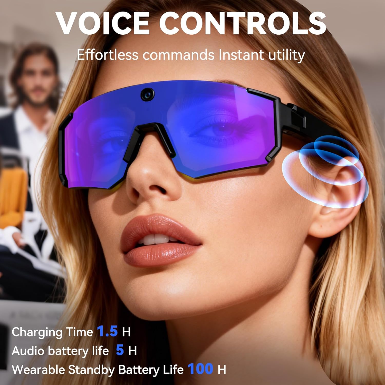 แว่นตาอัจฉริยะ AI พร้อมกล้อง H - Smart Glasses Lens บทวิจารณ์และราคา
