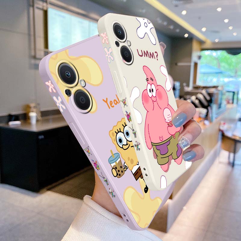 เคสโทรศัพท์ลายฟองน้ำบ๊อบ สแควร - Oppo A78 บทวิจารณ์และราคา
