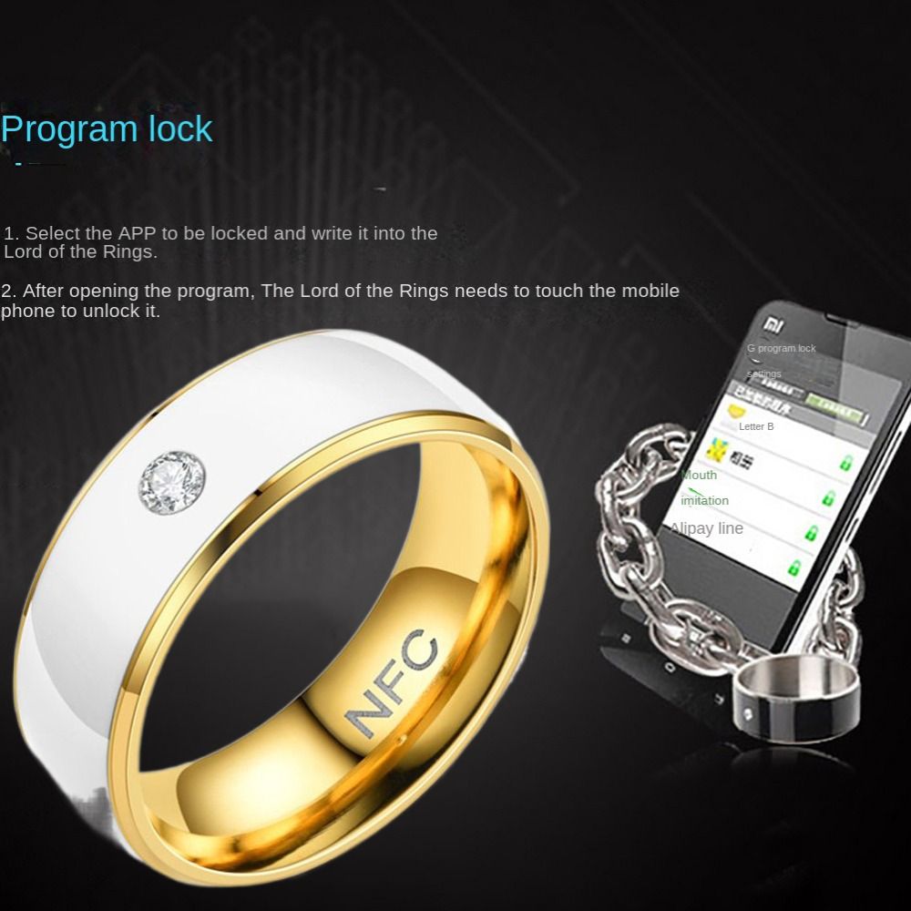 NFC สมาร์ทแหวนสแตนเลสมัลติฟังก - Smart Ring Nfc Pay บทวิจารณ์และราคา