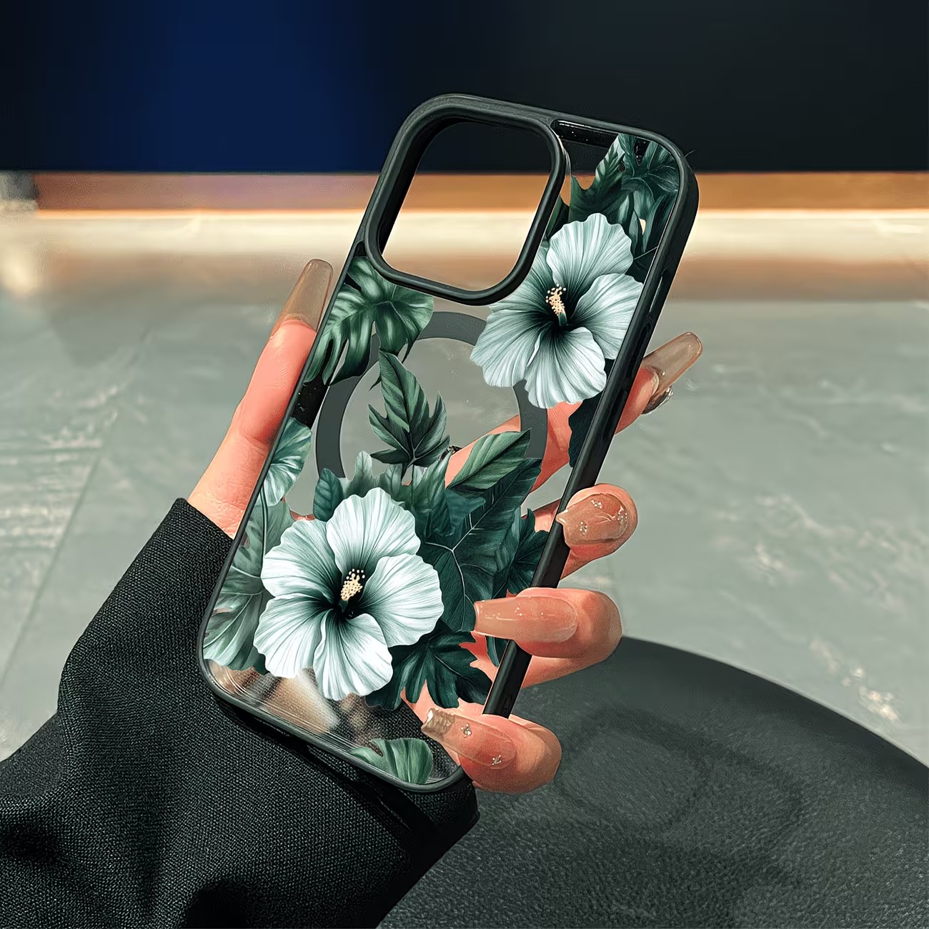 เคสโทรศัพท์ลายดอกไม้สีเขียวสำห - Apple Iphone 15 Pro Max บทวิจารณ์และราคา